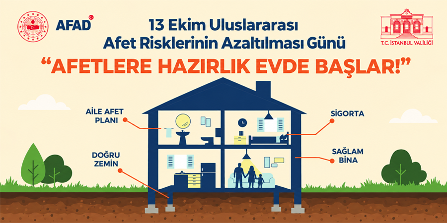 13 Ekim Uluslararası Afet Risklerinin Azaltılması Günü